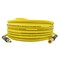 Interstate Pneumatics 1/4in 100 ft Yellow Hybrid Polymer Hose With 1/4in Brass Industrial 6-Ball Coupler & Steel Plug HH14-100H44BS - alternate 6
